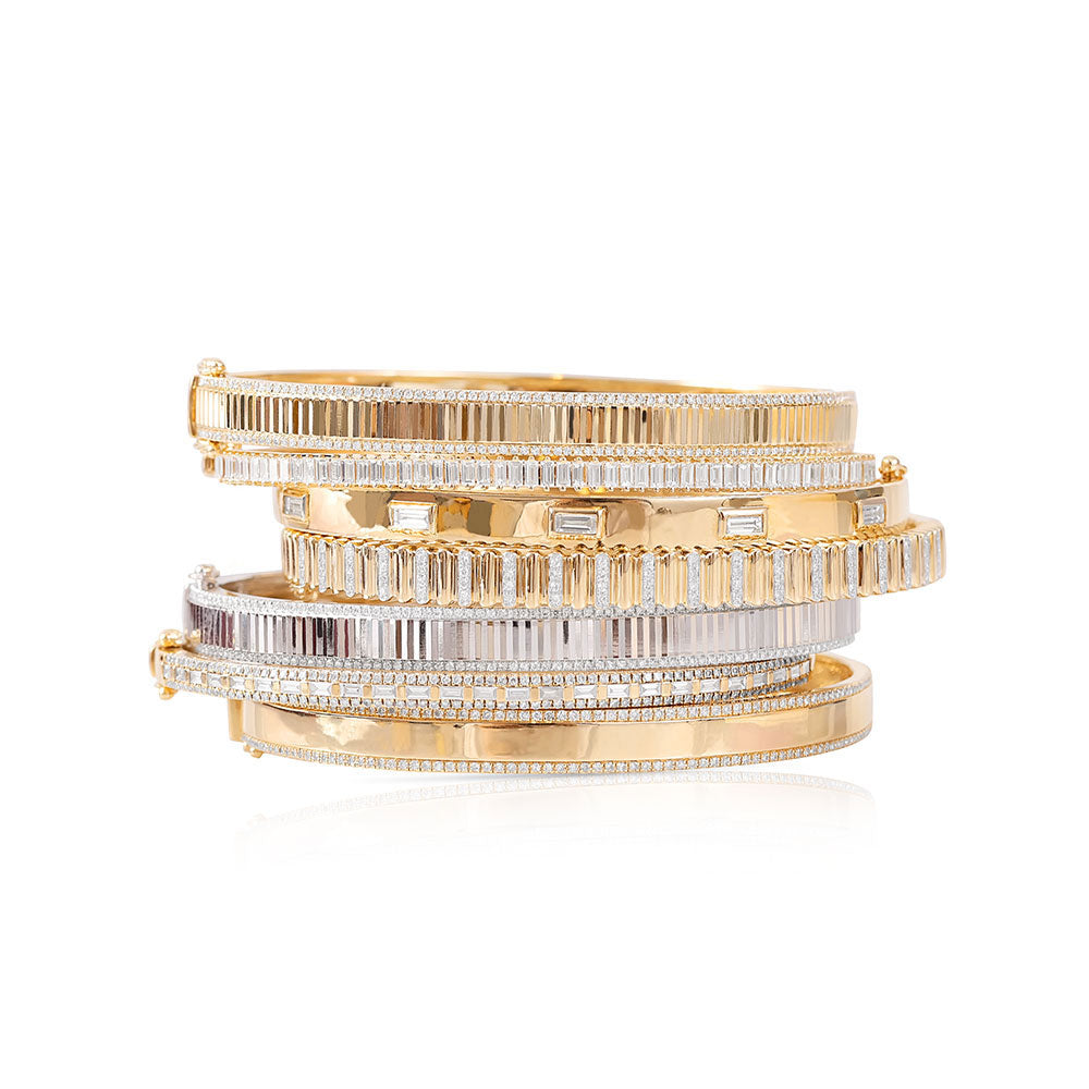 CORA BAGUETTE DIAMOND BANGLE