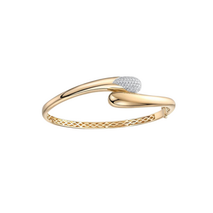 14K GOLD AND DIAMOND CLOUD BRACELET