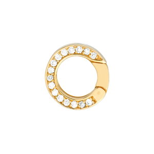 LARGE 14K YELLOW GOLD DIAMOND CONNECTOR