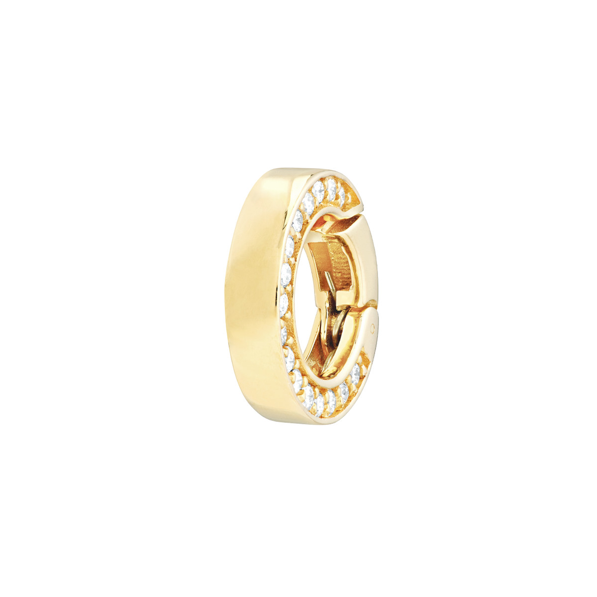 LARGE 14K YELLOW GOLD DIAMOND CONNECTOR