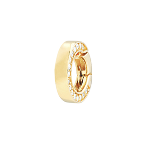 LARGE 14K YELLOW GOLD DIAMOND CONNECTOR