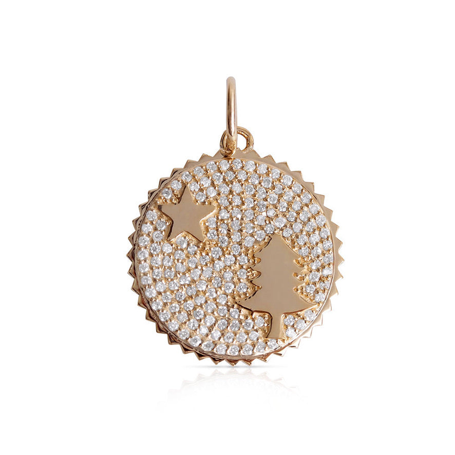 DIAMOND ENCRUSTED MAINE TALISMAN