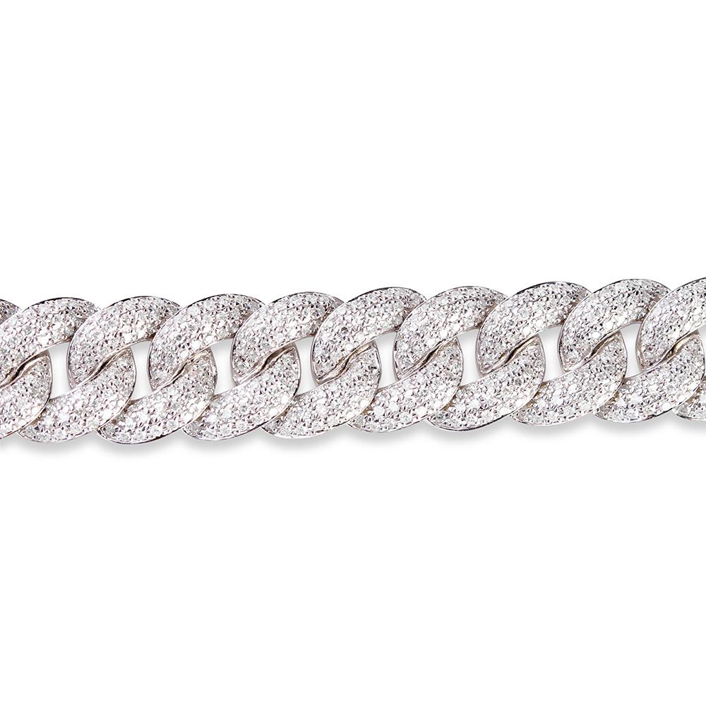 LARGE DIAMOND CHAINLINK BRACELET